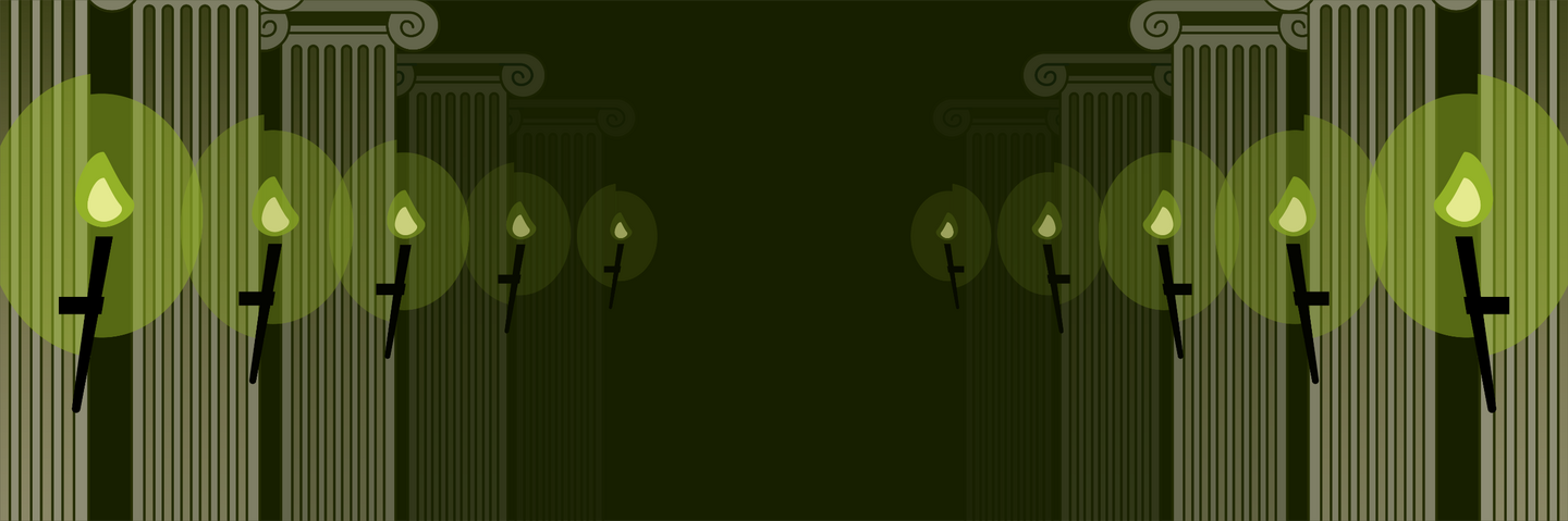 full body drawing of a devil goat boy seated on a stone ledge holding a piece of drawing charcoal and a burning scroll of parchment